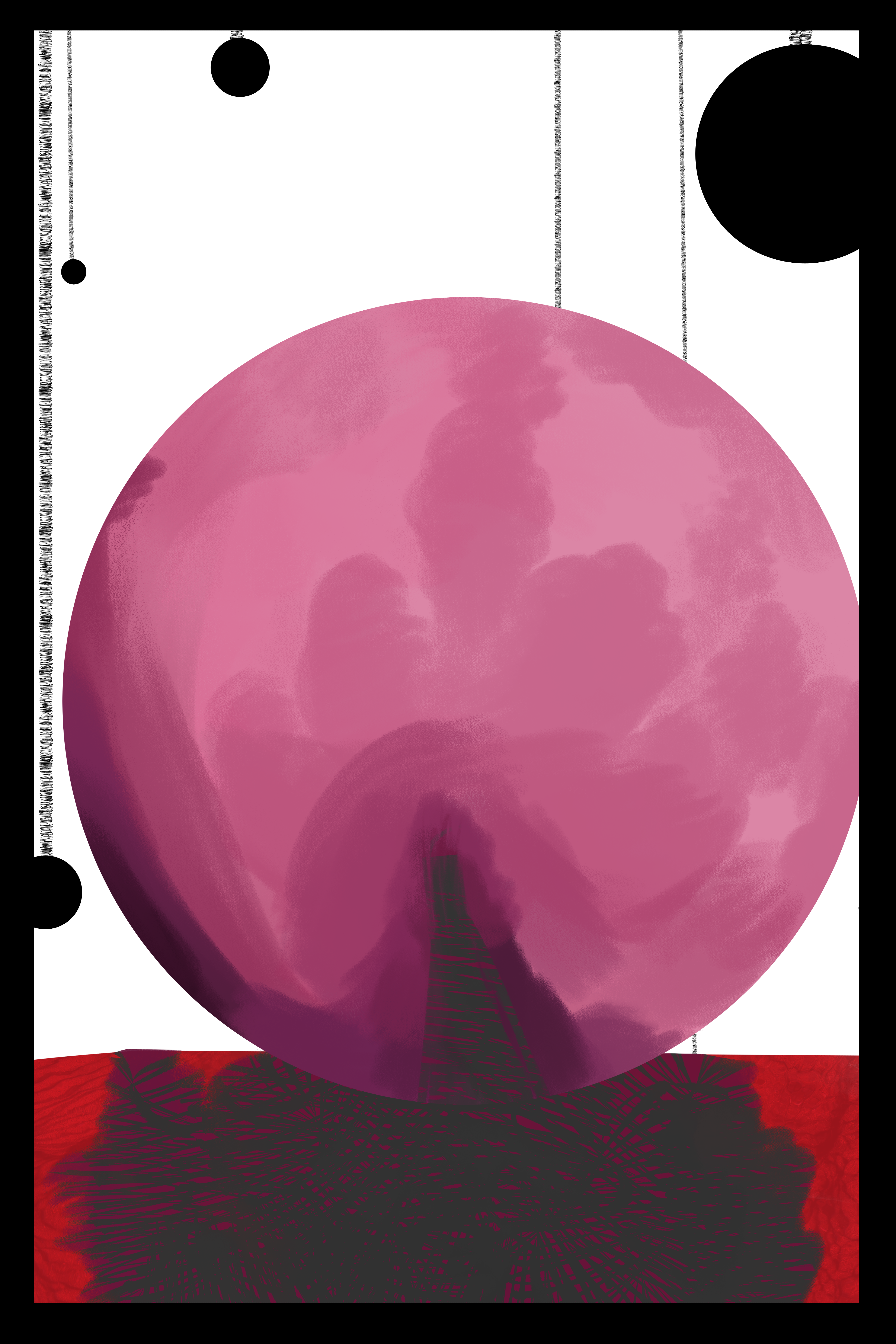 The orb's wound is bigger and more black goo is staining the ocean.