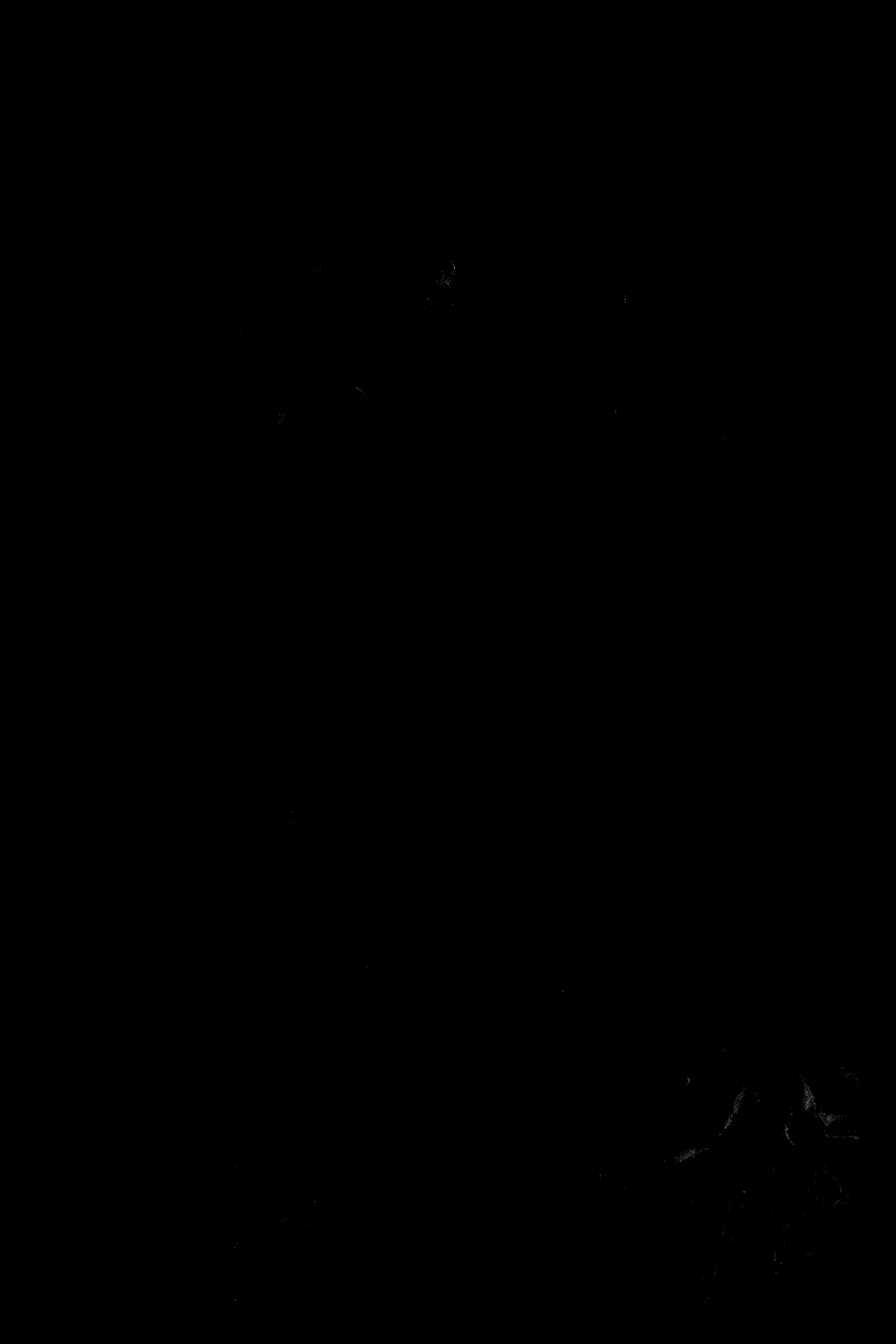 Pitch black page with darkened paperish texture barely visible.
