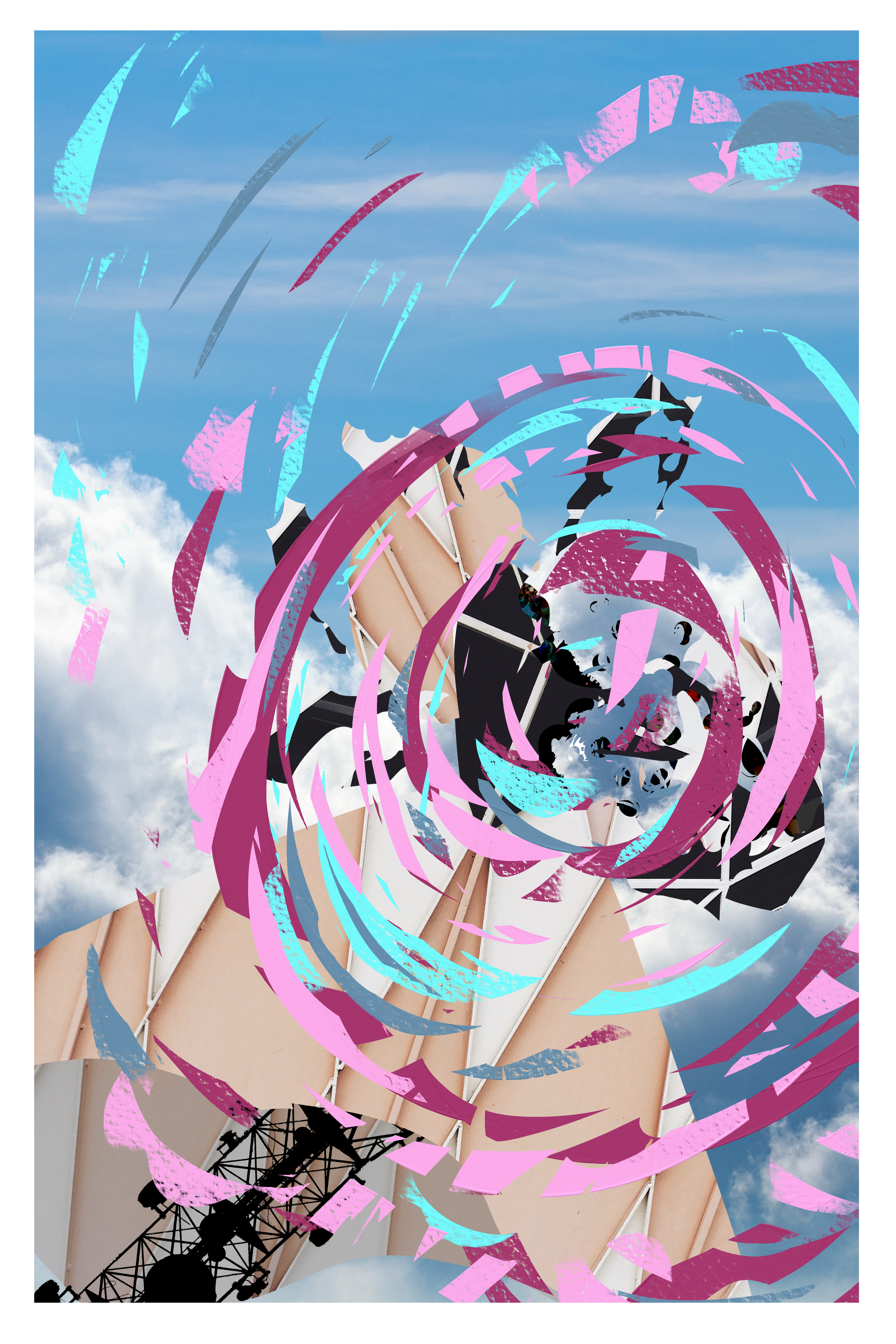 Page of SEASCAPE. The TOWER PRINCESS is shot by Fourcade and is torn nearly in half.